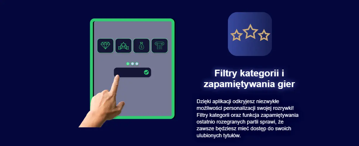 Operacje finansowe w mobilnej wersji TOTAL CASINO PL
